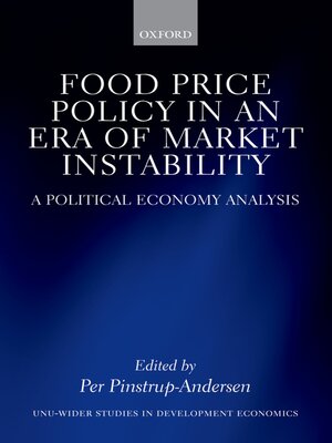 cover image of Food Price Policy in an Era of Market Instability